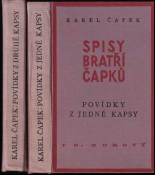 Karel Čapek: Povídky z jedné kapsy