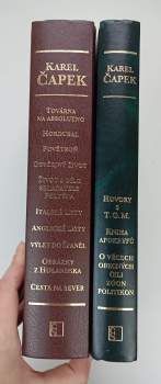 Karel Čapek: KOMPLET Karel Čapek 2X Továrna na absolutno ; Hordubal ; Povětroň ; Obyčejný život ; Život a dílo skladatele Foltýna ; Italské listy ; Anglické listy ; Výlet do Španěl ; Obrázky z Holandska ; Cesta na sever + Hovory s T.G. Masarykem ; Kniha apokryfů ; O věcech obecných, čili, Zóon politikon