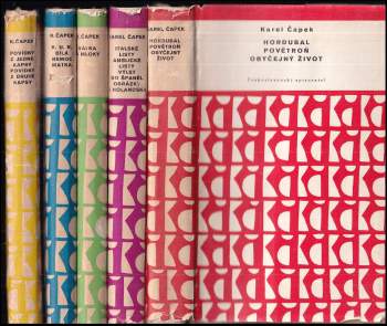 Karel Čapek: Italské listy ; Anglické listy ; Výlet do Španěl ; Obrázky z Holandska