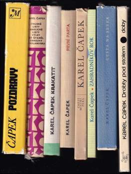 Karel Čapek: Italské listy ; Anglické listy ; Výlet do Španěl ; Obrázky z Holandska