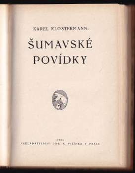 Karel Klostermann: Šumavské povídky