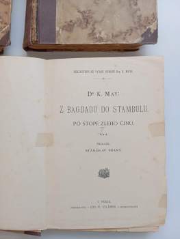 Karl May: KOMPLET Karl May 4X Pouští + Divokým Kurdistánem + Z Bagdádu do Stambulu + Šut