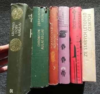 KOMPLET KRONIKA 6X Zbraslavská kronika + Pokračovatelé Kosmovi + Kroniky doby Karla IV + Historie česká + Ze zpráv a kronik doby husitské + Ze starých letopisů českých