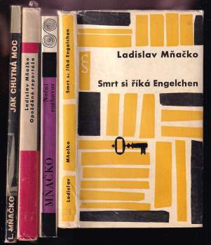 KOMPLET Ladislav Mňačko 4X Noční rozhovor + Opožděné reportáže + Smrt si říká Engelchen + Jak chutná moc - Ladislav Mňačko, Ladislav Mňačko, Ladislav Mňačko, Ladislav Mňačko, Ladislav Mňačko (1963, Československý spisovatel) - ID: 812290