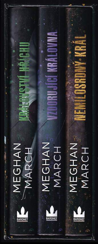 Meghan March: KOMPLET Meghan March 3X Mount trilogy: Nemilosrdný král + Vzdorující královna + Království hříchu