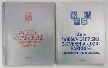 Města země české a jejich historické památky - svazek I.