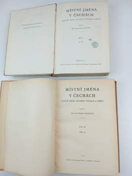 Antonín Profous: Místní jména v Čechách