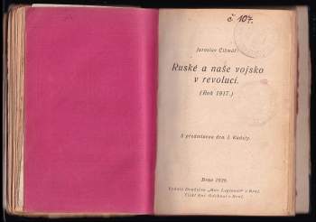 Jules Verne: KOMPLET Nádherný Orinoko II. sv. + Ruské a naše vojsko v revoluci. (Rok 1917)