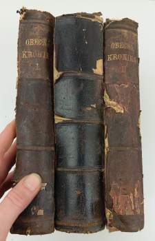 KOMPLET Obecná kronika, čili, Vypravování o národech vzdělaných od dob nejstarších až po naše časy  I. díl Starý věk + II/1 + II/2 Středověk