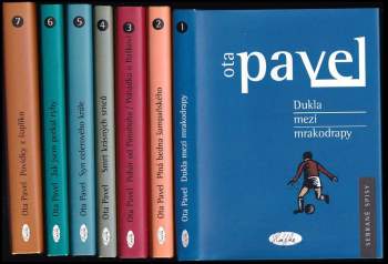 7x Ota Pavel : Dukla mezi mrakodrapy + Plná bedna šampaňského + Pohár od Pánaboha ; Pohádka o Raškovi + Smrt krásných srnců + Syn celerového krále + Jak jsem potkal ryby + Povídky z šuplíku - Ota Pavel, Ota Pavel, Ota Pavel, Ota Pavel, Ota Pavel, Ota Pavel, Ota Pavel, Ota Pavel (2004, Slávka Kopecká) - ID: 839994