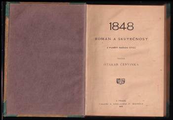 Otakar Červinka: KOMPLET Otakar Červinka 1848 I. + II díl