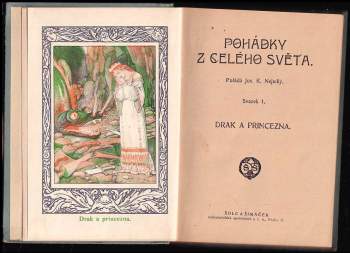 KOMPLET Pohádky z celého světa 1 - 4 sv. : Drak a princezna + O princezně Zlatovlásce ; Pohádka o Gozovi + Zakletý princ + Cesta do země divů