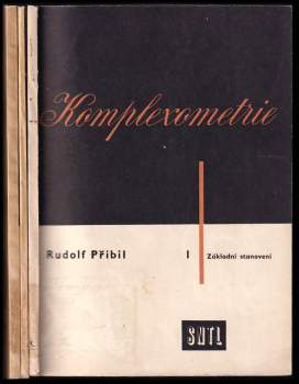 KOMPLET Rudolf Přibil: Komplexometrie I.–III. díl