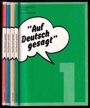 KOMPLET Rudolf Schneider 4X Auf Deutsch gesagt, díl 1 - 4.