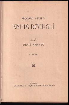Rudyard Kipling: KOMPLET Rudyard Kipling Kniha džunglí + Druhá kniha džunglí