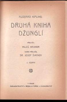Rudyard Kipling: KOMPLET Rudyard Kipling Kniha džunglí + Druhá kniha džunglí