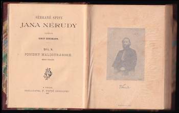 Jan Neruda: KOMPLET Sebrané spisy Jana Neruda 12X Drobné klepy I - III + Arabesky + Obrazy z ciziny + Menší cesty + Studie, krátké a kratší + Studie krátké a kratší + Žerty hravé i zdravé + Povídky malostranské + Divadelní hry + Básnické spisy Jana Nerudy