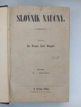 Slovník naučný I. - X. - Díl I, A - Bžeduchové až Díl desátý W-Nyström : A - Bžeduchové - Díl první
