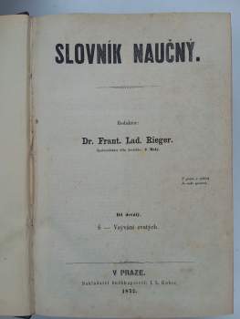 Slovník naučný I. - X. - Díl I, A - Bžeduchové až Díl desátý W-Nyström : A - Bžeduchové - Díl první