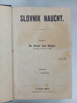 Slovník naučný I. - X. - Díl I, A - Bžeduchové až Díl desátý W-Nyström : A - Bžeduchové - Díl první