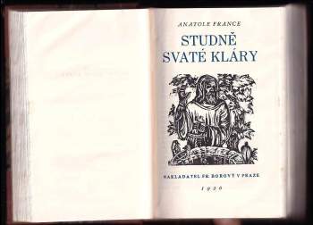 Anatole France: Studně svaté Kláry