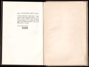 Antonín Sova: KOMPLET Spisy Antonína Sovy 9X- Vybouřené smutky (číslovaný výtisk č. 1239) + Výpravy chudých ( číslovaný výtisk č. 367) + Lyrické básně mladosti (číslovaný výtisk č. 1553)+ Tóma Bojar (číslovaný výtisk č. 476) + Povídky a menší črty (číslovaný výtisk č. 1374)+ Zpěvy domova (číslovaný výtisk č. 1458) + Zpěvy dnešků i zítřků (číslovaný výtisk č. 752)+ O milkování, lásce a zradě (číslovaný výtisk č. 627)+ Pankrác Budecius, kantor, a jiné povídky (číslovaný výtisk č. 2067)