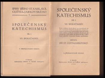 Jiří Stanislav Guth-Jarkovský: Společenský katechismus