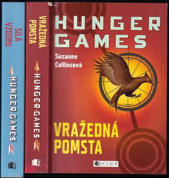 Suzanne Collins: KOMPLET Suzanne Collins 2X Hunger games 2-3. díl - Vražedná pomsta + Síla vzdoru