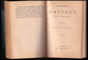 George Gordon Byron: Manfred