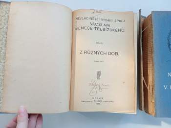 Václav Beneš-Třebízský: KOMPLET Václav Beneš-Třebízský 2X Nejlacinější vydání spisů Vácslava Beneše Třebízského svazek I - VIII + Nejlacinější vydání spisů V. Beneše Třebízského: Z různých dob - díl IX. - XV. + XVI. Královna Dagmar - historický román