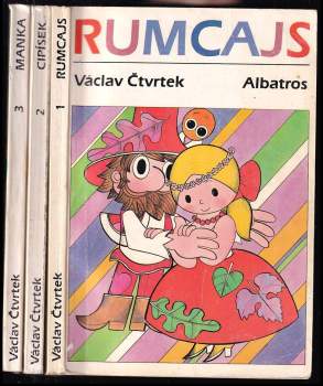 KOMPLET Václav Čtvrtek 3X Manka + Cipísek + Rumcajs - Václav Čtvrtek (1984, Albatros) - ID: 4156353