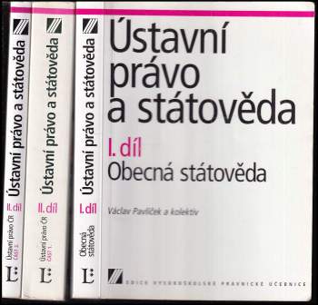 Václav Pavlíček: Ústavní právo a státověda