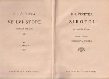 František Josef Čečetka: KOMPLET Ve lví stopě I. - III. díl
