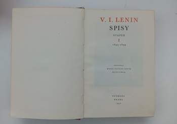 Vladimir Il'jič Lenin: KOMPLET Vladimir Il'jič Lenin Spisy I. - X. CHYBÍ 7. DÍL