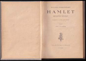 William Shakespeare: KOMPLET William Shakespeare 2X Hamlet, králevic dánský + Julius Caesar