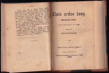 Josef Svátek: KOMPLET Zlaté srdce ženy + Z pěti století - historické povídky I. + II. díl