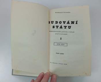Ferdinand Peroutka: Budování státu - Rok 1919