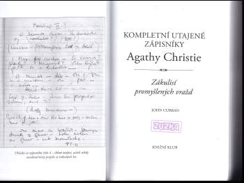 John Curran: Kompletní utajené zápisníky Agathy Christie
