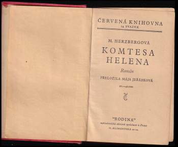 M Herzberg: Komtesa Helena
