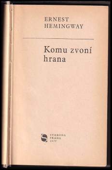 Ernest Hemingway: Komu zvoní hrana