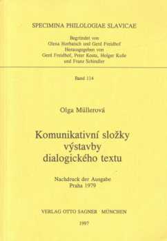 Komunikativní složky výstavby dialogického textu