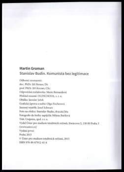 Martin Groman: Komunista bez legitimace