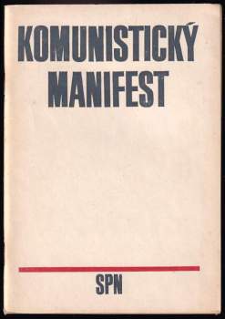 Karl Marx: Komunistický manifest