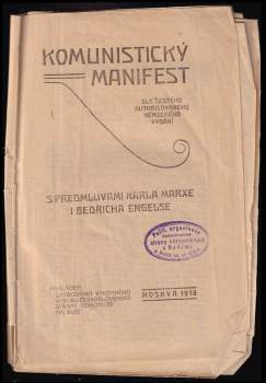 Karl Marx: Komunistický manifest