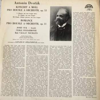 The Czech Philharmonic Orchestra: Koncert A Moll Pro Housle A Orchestr / Romance