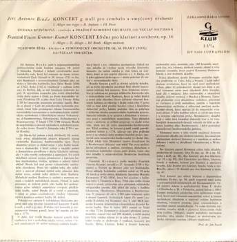 Václav Neumann: Koncert G Moll Pro Cembalo A Smyčcový Orchestr / Koncert Es Dur Pro Klarinet A Orchestr, Op. 36