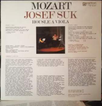 The Czech Philharmonic Orchestra: Koncertantni Symfonie Pro Housle, Violu A Orchestr Es Dur K.364 / Sonata E Mol K.304, Sonata A Dur K.305 Pro Housle A Klavir
