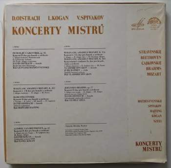 David Oistrach: Koncerty Mistrů (5xLP + BOX)
