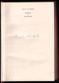 Emil Vachek: Konec a začátek