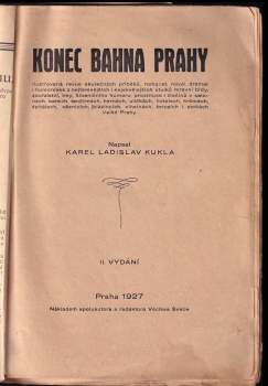 Karel Ladislav Kukla: Konec bahna Prahy
